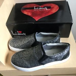 Luichiny Metalic Slip On Women’s Sneakers Shoes